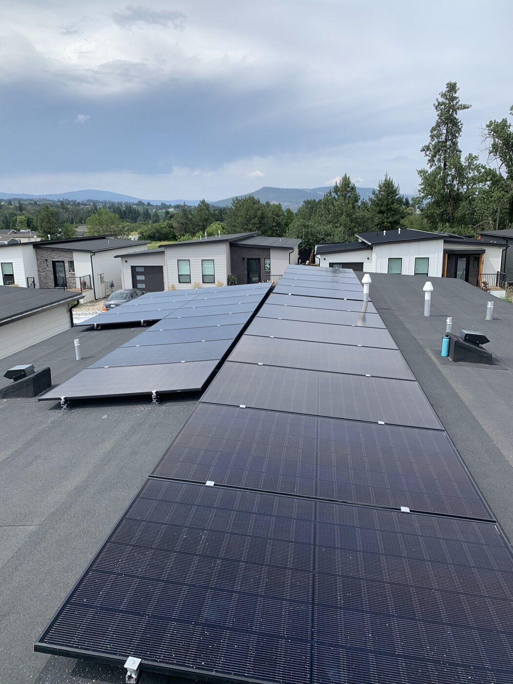 Residential solar Okanagan neighbourhood